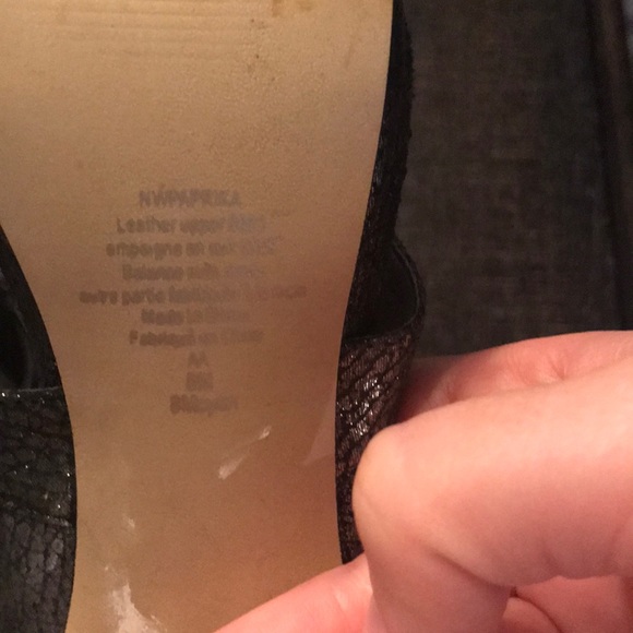 Nine West Pewter Grey heels - Picture 9 of 11